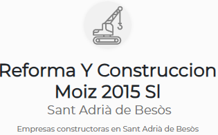 REFORMA Y CONSTRUCCION MOIZ 2015 SL 